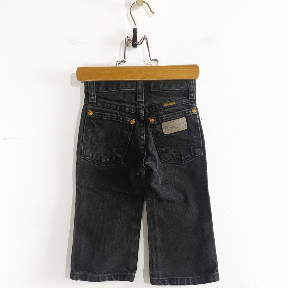 Vtg WRANGLER Western jean Black - Toddler size 1 (12 months)
